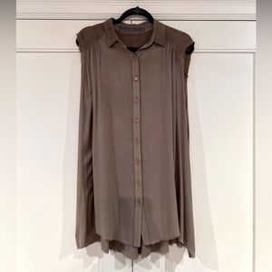 Raquel Allegra , Flowy, Sleeveless Top, Size M